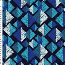Tangram - GOTS - Blauvariationen