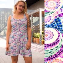 Vintage Vibes (Viscose-Lycra) - ECO - lilac