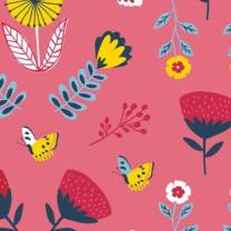 Vogel - GOTS - pink