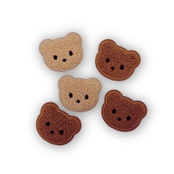 Stickers, Patches | Brown bears | 55mm | brown