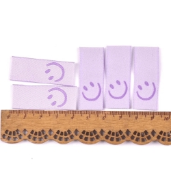 Patches | smile | 15x40mm | purple