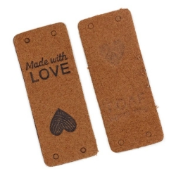 Patches | M.w.Love | 20x50mm | brown