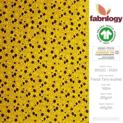 Ballon - GOTS 6.0 - yellow - Fench Terry brushed