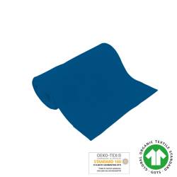 Bio Bündchenware - GOTS - blau