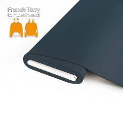 Bio French Terry (brushed) - GOTS - indigo