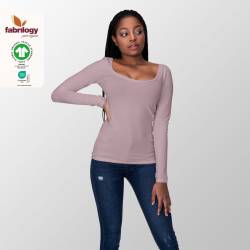 Bio Jersey - GOTS - altrosa