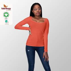 Bio Jersey - GOTS - aprikose