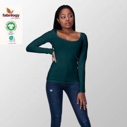 Organic Jersey - GOTS - dark-petrol-blue