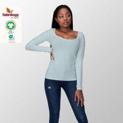 Organic Jersey - GOTS - ice-blue