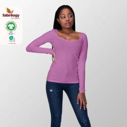 Organic Jersey - GOTS - rasberry