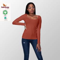 Organic Jersey - GOTS - rust
