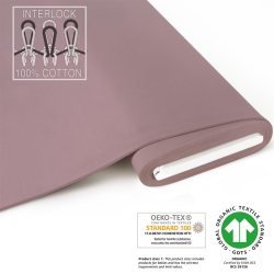 Organic Interlock-Jersey - GOTS 6.0 - antique-pink ***SPECIAL ITEM***