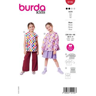 Blouse | BURDA | Gr: 104-146 | Level: 2