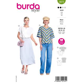 Blouse | BURDA | Gr: 36-48 | Level: 2