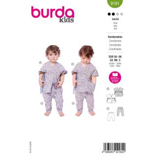 Bluse + Hose | BURDA | Gr: 56-98 | Level: 2
