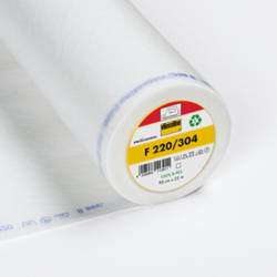 Fusible Interlining F 220, Vlieseline®, fixable, 90cm, white