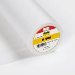 Fusible interlining for small parts H200, Vlieseline®, fixable, 90cm, white