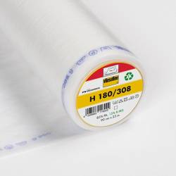 Fusible Interlining H 180, Vlieseline®, fixable, 90cm, white