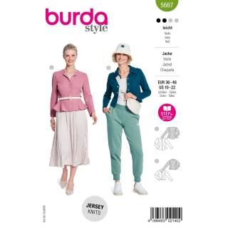 Cardigan | BURDA | Gr: 36 - 48 | Level: 2