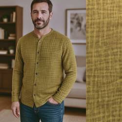 Dusty Cotton (Musselin Dirty) - ECO - Olive Stone  