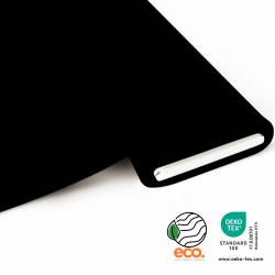 eco. Jersey (soft-touch) - schwarz