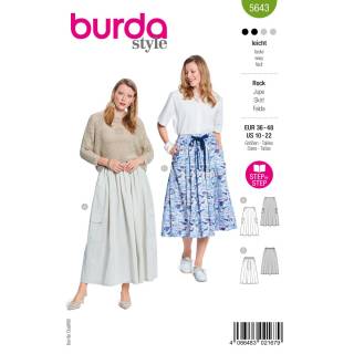 Pleated skirts | BURDA | Gr: 36 - 48 | Level: 2