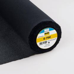 Woven Interlining G 700, Vlieseline®, fixable, 90cm, black