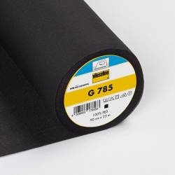 Gewebeeinlage G 785, Vlieseline®, fixierbar, 90cm, schwarz