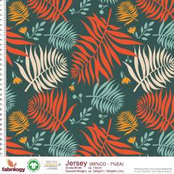 Urban jungle (French Terry) - GOTS - pine