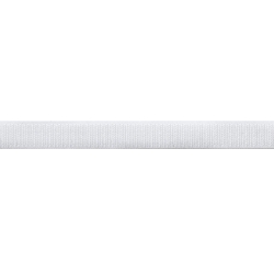 Hakenband selbstklebend 20 mm weiß