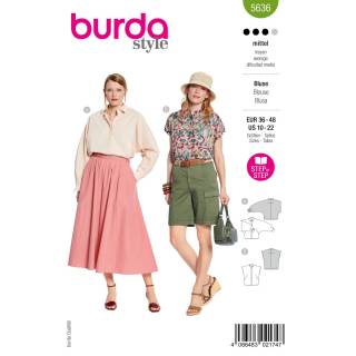 Shirt blouses | BURDA | gr: 36-48 | Level: 3