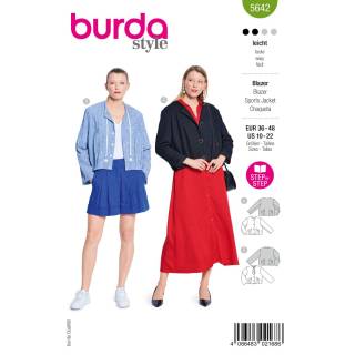 Jackets with hem pleats | BURDA | Gr: 36 - 48 | Level:2