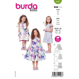 Dresses | BURDA | Gr: 98-140 | Level: 2