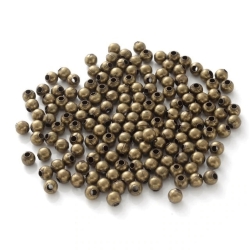 Metal Beads Round  / Spacer Beads | 10mm | bronze