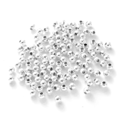 Metal Beads Round  / Spacer Beads | 10mm | silver