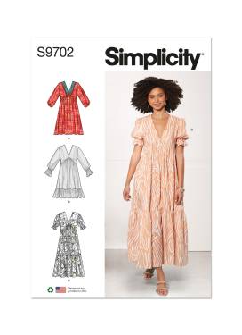 Misses' Empire Dress | Simplicity | 9702