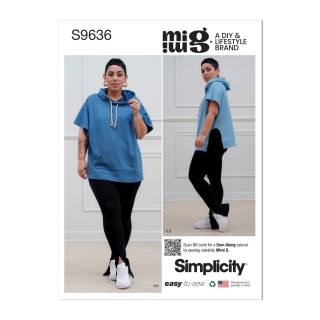 Misses' Hoodies and Leggings by Mimi G | Simplicity | 9636