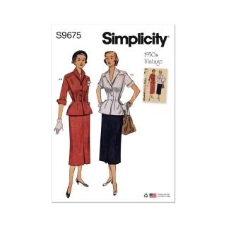 Misses' Vintage Skirt and Jacket | Simplicity | 9675