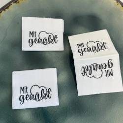 Mit Liebe genäht | gewebte Label