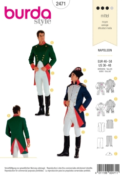 Napoleon | BURDA | Gr: 46-58 | Level: 3