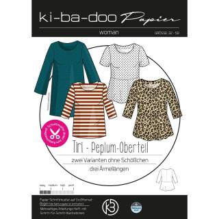 Paper Sewing Pattern Blouse Tiri | Size: 32 - 58
