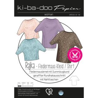 Papierschnitt Rajka Fledermaus-Kleid/-Shirt | Größe 32-58