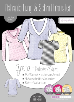 Paper cut shirt Greta | size 32-50