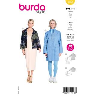 Parka + blouse jacket | BURDA | Gr: 36 - 48 | Level: 2