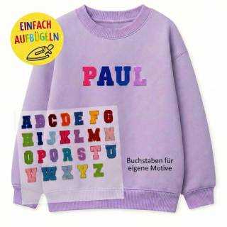 Patch it! | Design 100 | Letters | iron-on | ca. 7x5cm | white