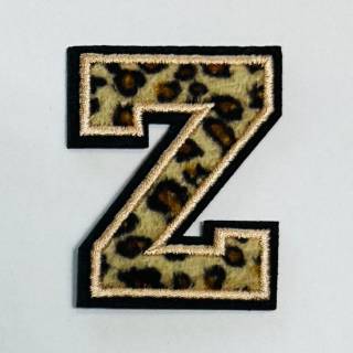 Patch it! | Design 101 | Letter: Z | iron-on | 6,2x5 cm | leopard