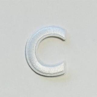 Patch it! | Design 104 | Letter: C | iron-on | 4x3 cm | white