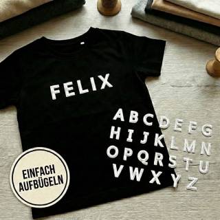 Patch it! | Design 104 | Letters | iron-on | ca. 4x3cm | white