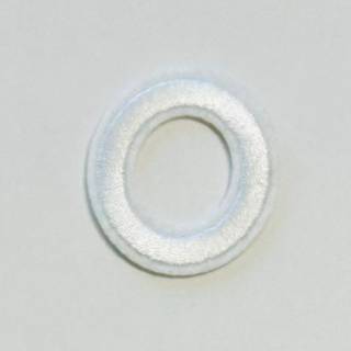 Patch it! | Design 104 | Letter: O | iron-on | 4x3,6 cm | white