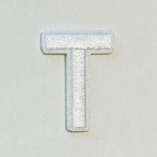 Patch it! | Design 104 | Letter: T | iron-on | 4x3 cm | white